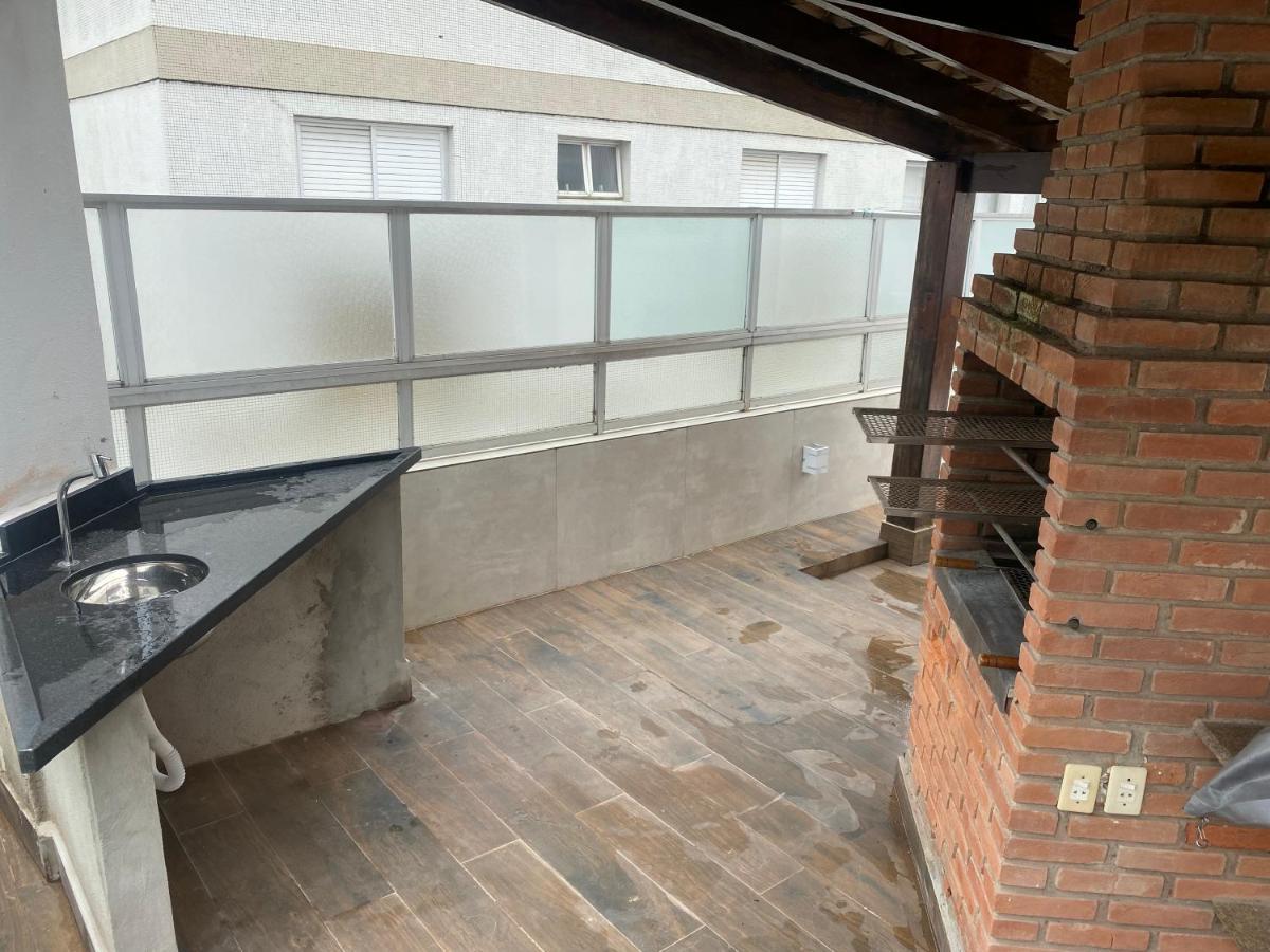 Cobertura Guaruja Apto Com Jacuzzi E Churrasqueira Exterior foto